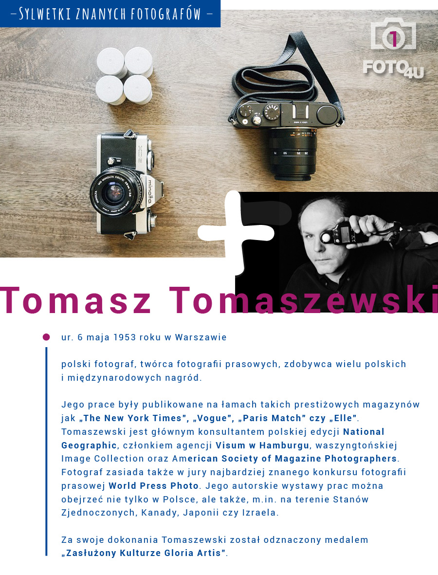 Z cyklu: Sylwetki znanych fotografów: Życie i twórczość Tomasza Tomaszewskiego