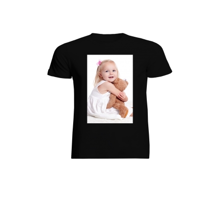 Koszulka dziecięca bawełniana czarna