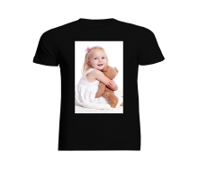 Koszulka dziecięca bawełniana czarna