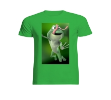 Koszulka dziecięca bawełniana zielona